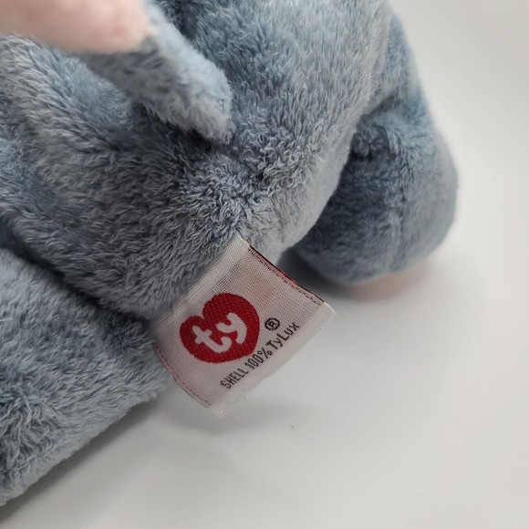 TY Pluffies Tylux Winks the Elephant Stuffed Animal Plush - Picture 8 of 11